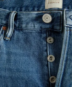 Jack & Jones Clark Premium Jeans in Mittelblau