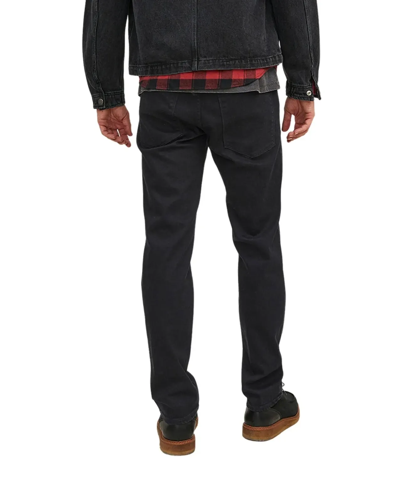 Jack & Jones Clark Regular Fit Jeans in Schwarz