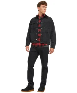 Jack & Jones Clark Regular Fit Jeans in Schwarz