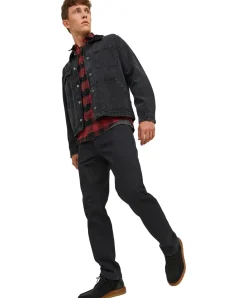 Jack & Jones Clark Regular Fit Jeans in Schwarz