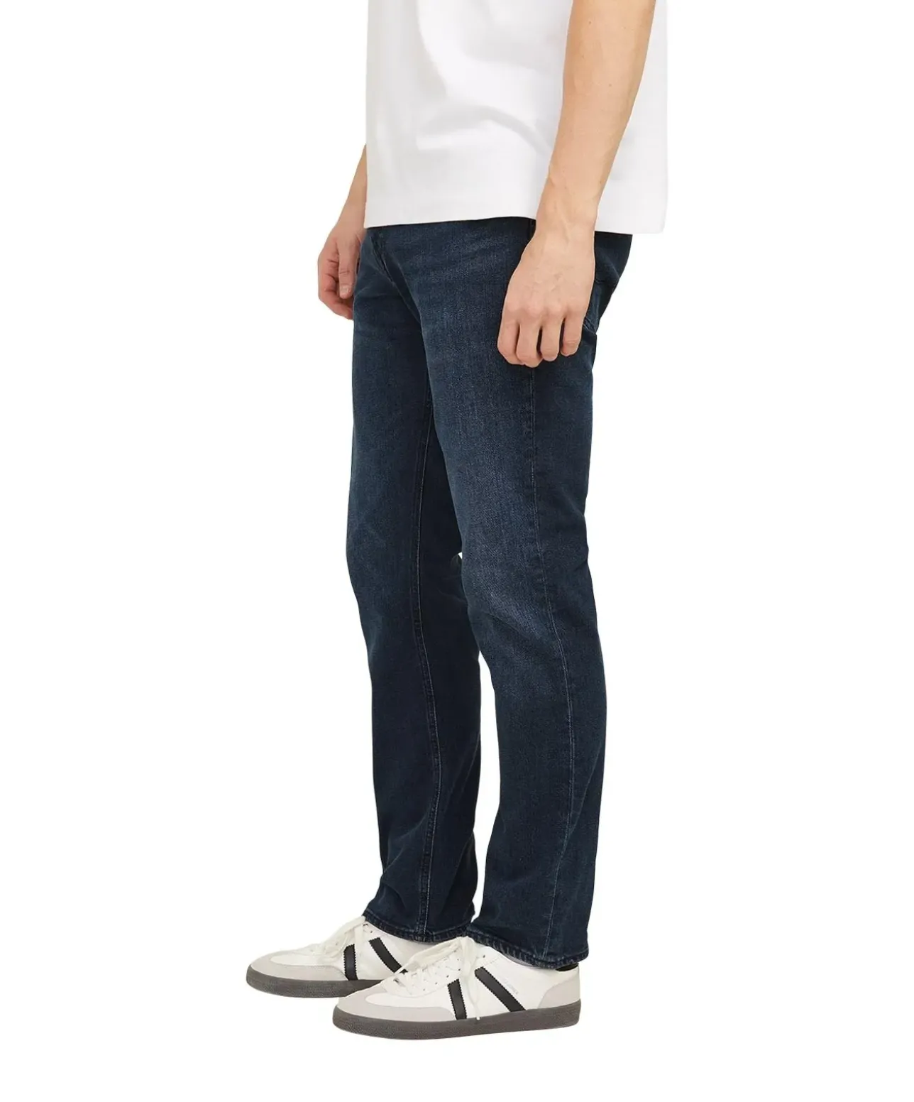 Jack & Jones Clark Regular Fit Jeans in dunkler Waschung