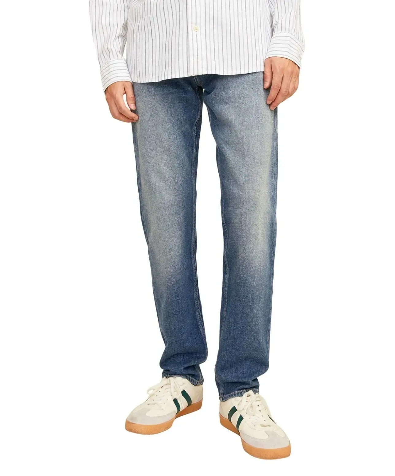 Jack & Jones Comfort Mike Original Jeans in Mittelblau