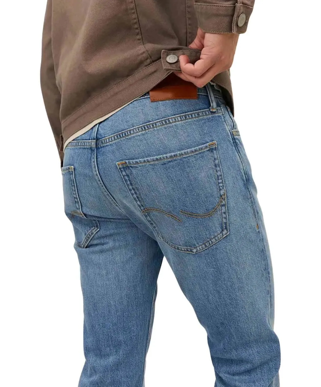 Jack & Jones Comfort Mike Original Jeans in Stone-Waschung