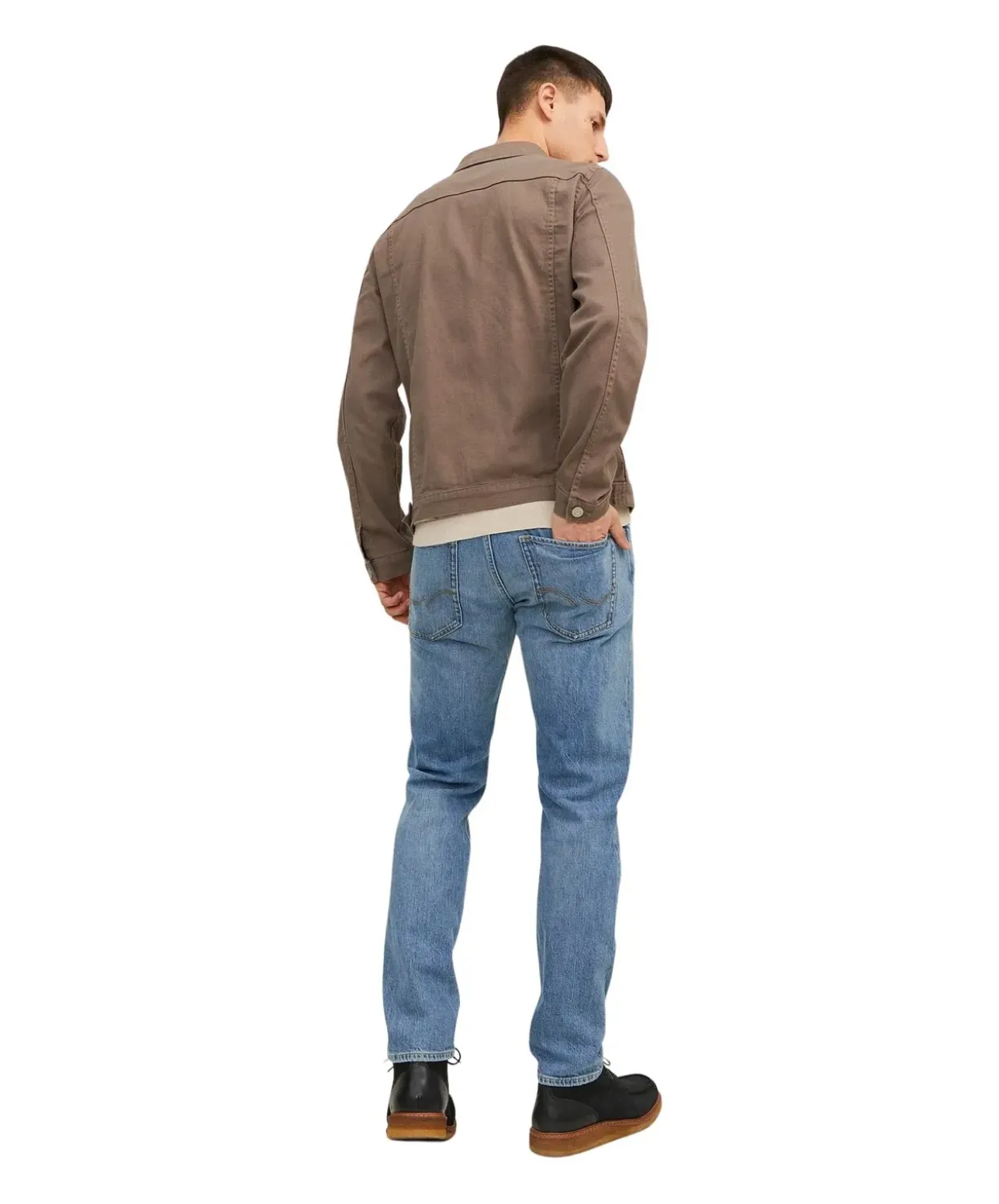 Jack & Jones Comfort Mike Original Jeans in Stone-Waschung