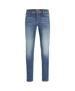 Jack & Jones Glenn Fox Slim Fit Jeans in Mittelblau