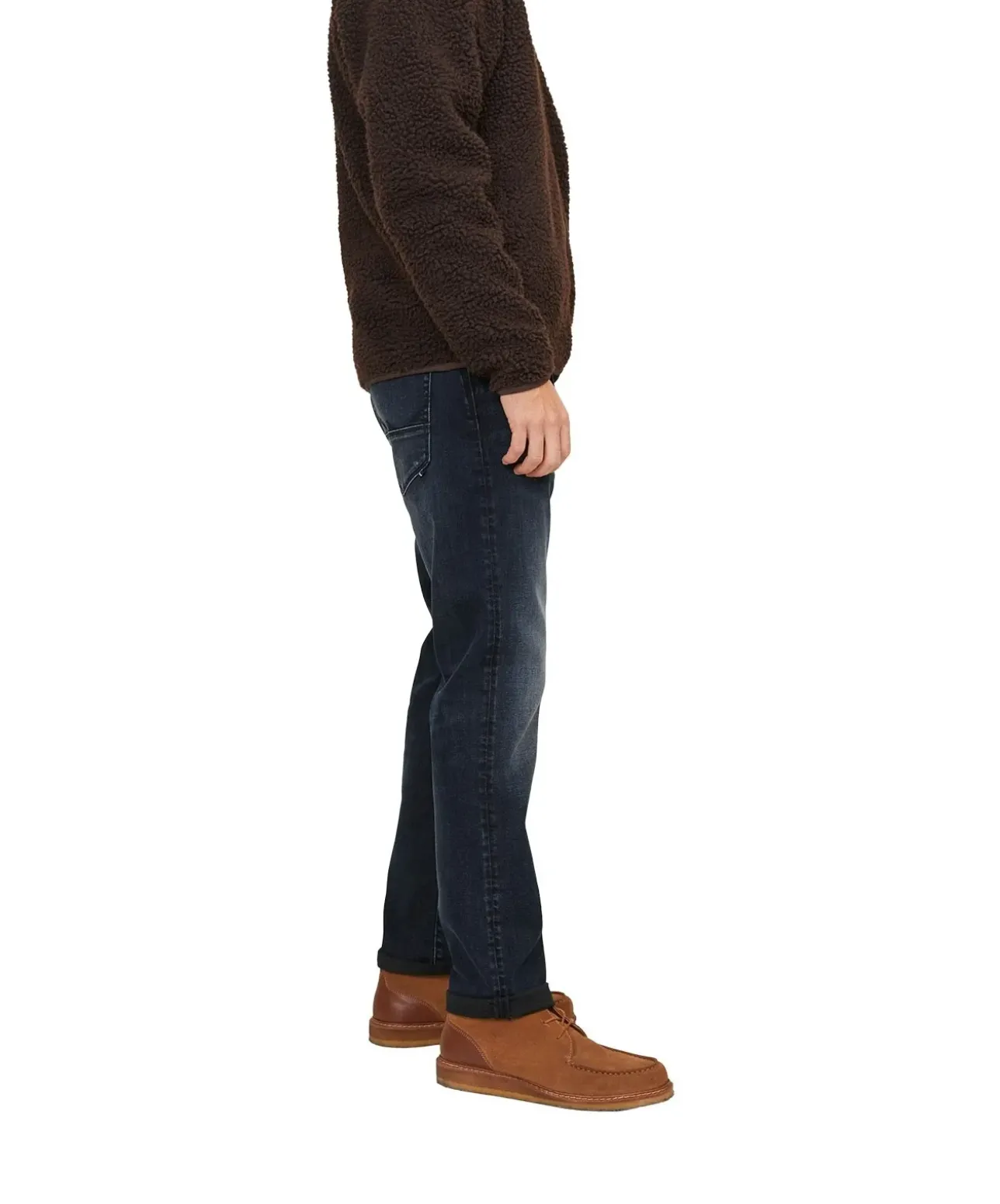 Jack & Jones Glenn Jeans Fox in dunkelblauer Waschung