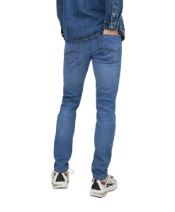 Jack & Jones Glenn Jeans in blau mit schmaler Passform