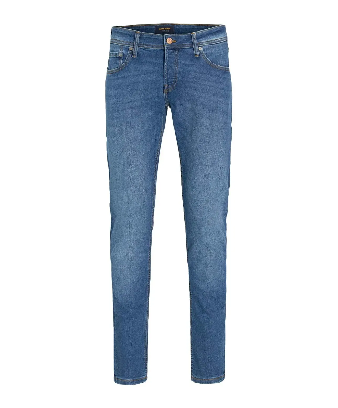 Jack & Jones Glenn Jeans in blau mit schmaler Passform
