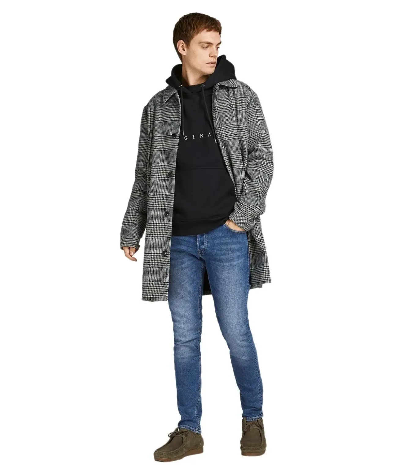 Jack & Jones Glenn Slim fit Jeans in blauer Waschung
