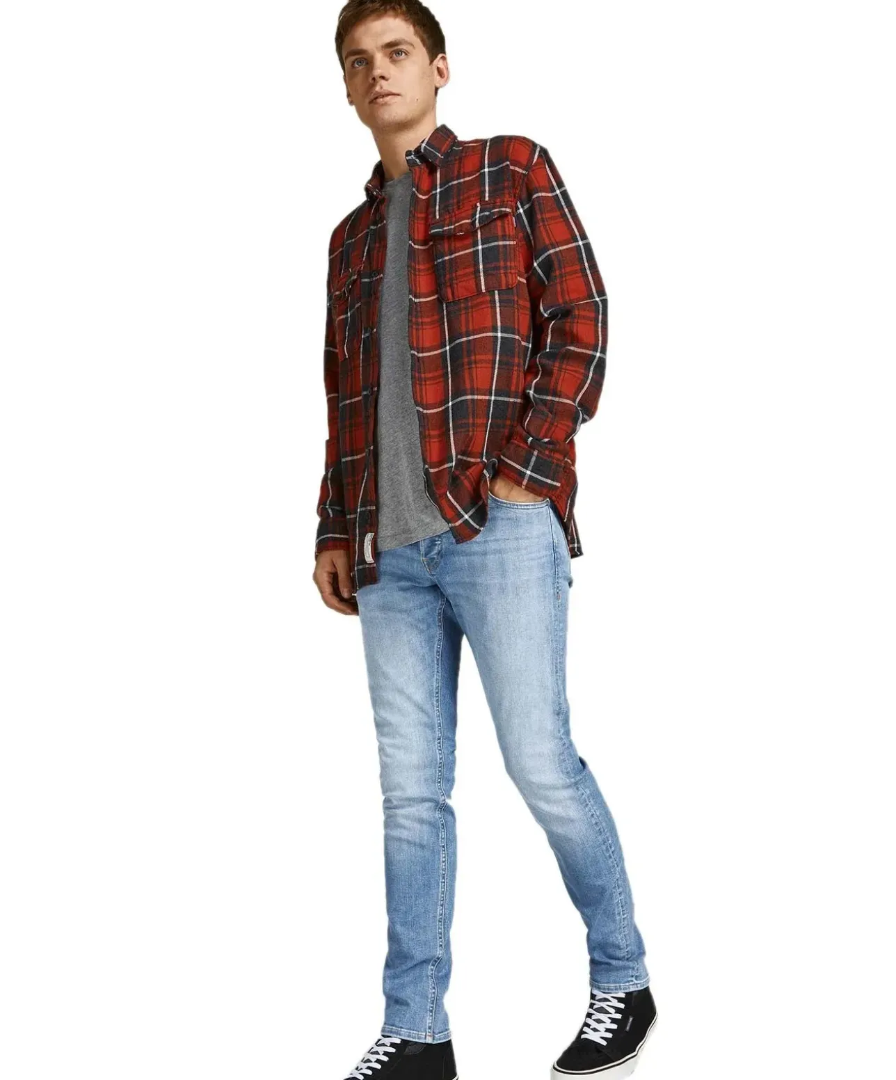 Jack & Jones Glenn Slim fit Jeans mit Bio-Baumwolle