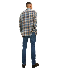Jack & Jones Glenn Slim-fit Jeans in mittelblauer Waschung