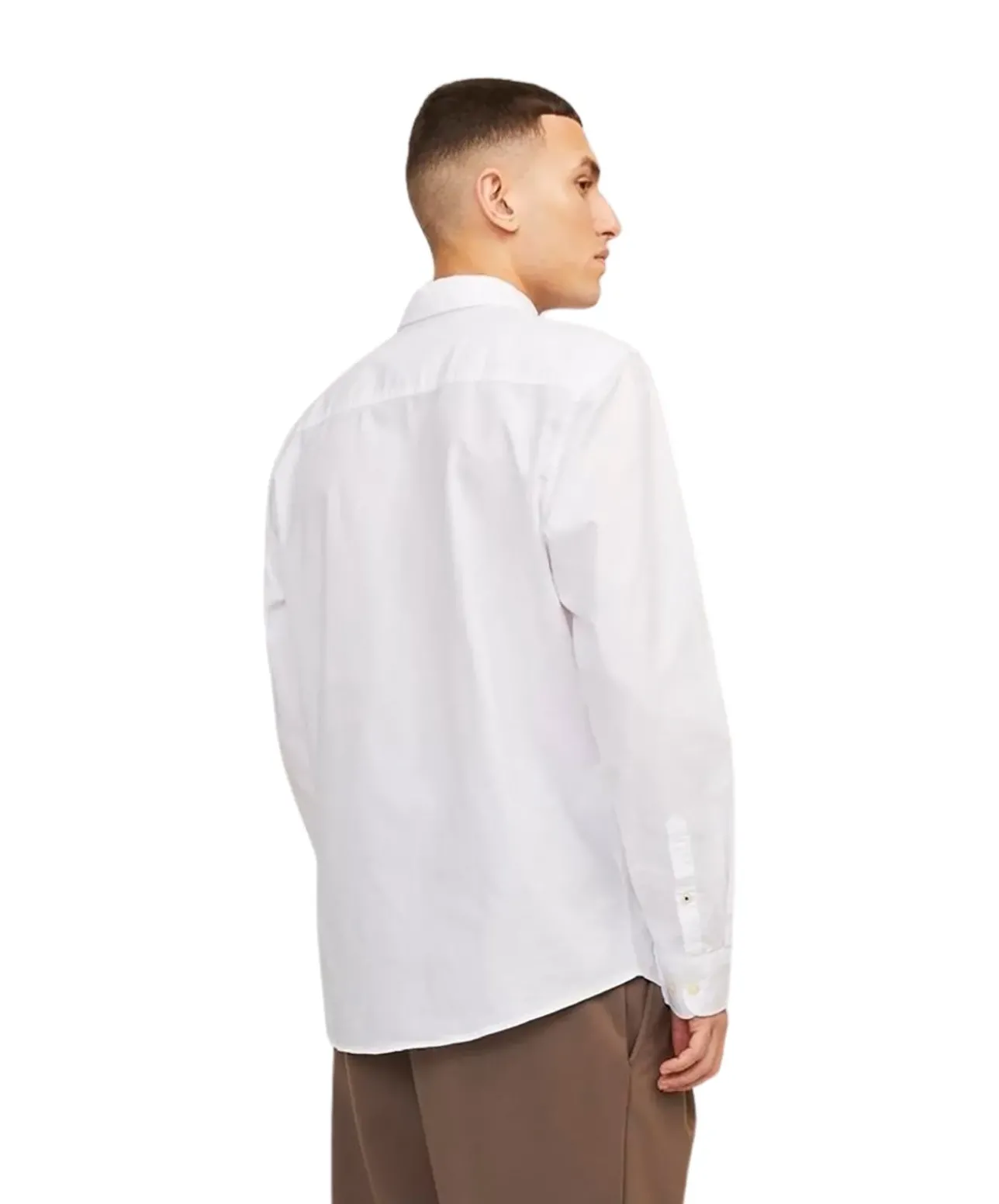 Jack & Jones Hemd Oxford mit Slim Fit in Weiß