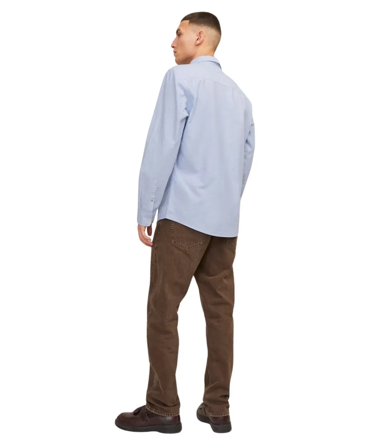 Jack & Jones Hemd Oxford mit Slim Fit in Hellblau