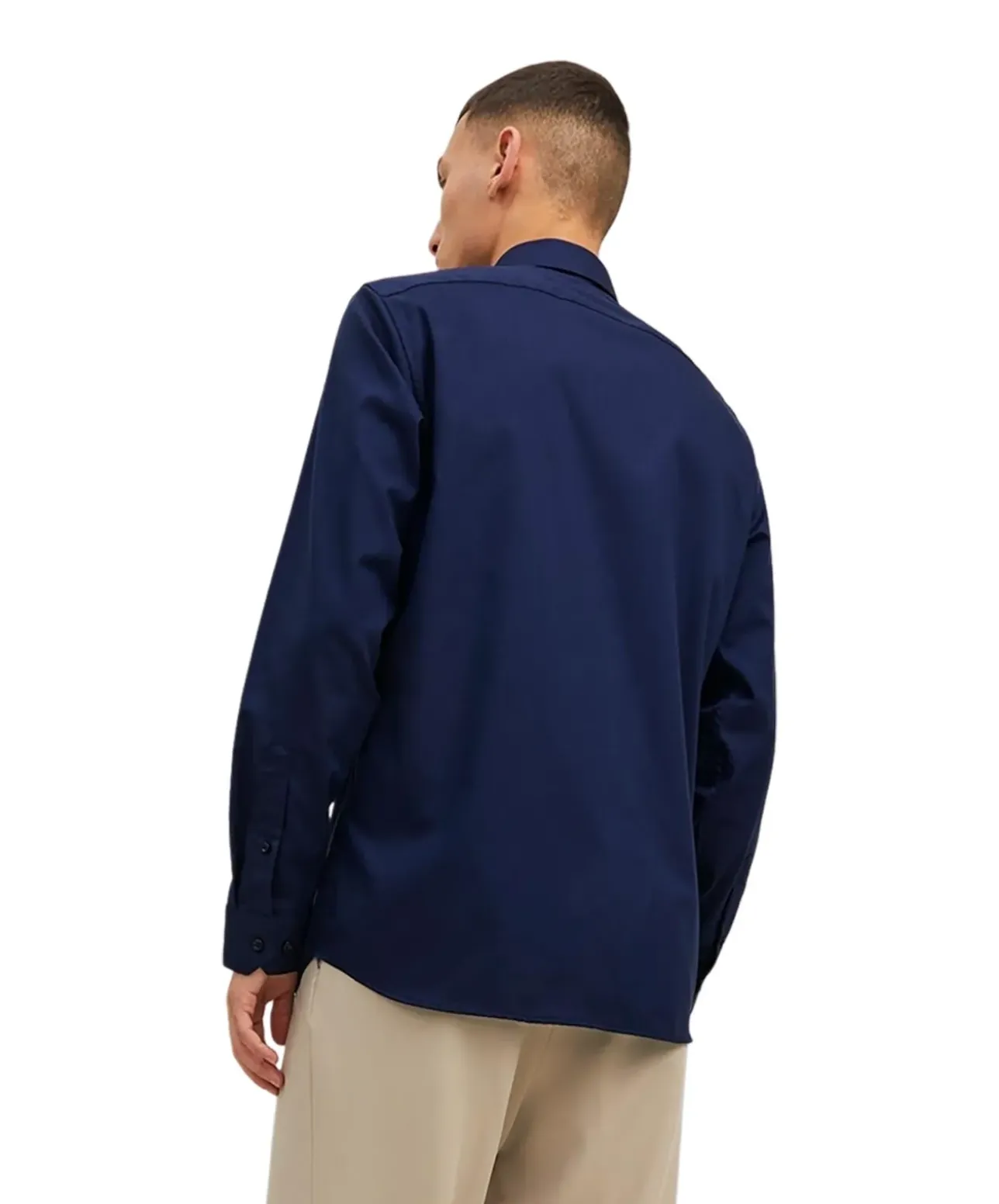 Jack & Jones Hemd Parker mit Langarm in Dunkelblau
