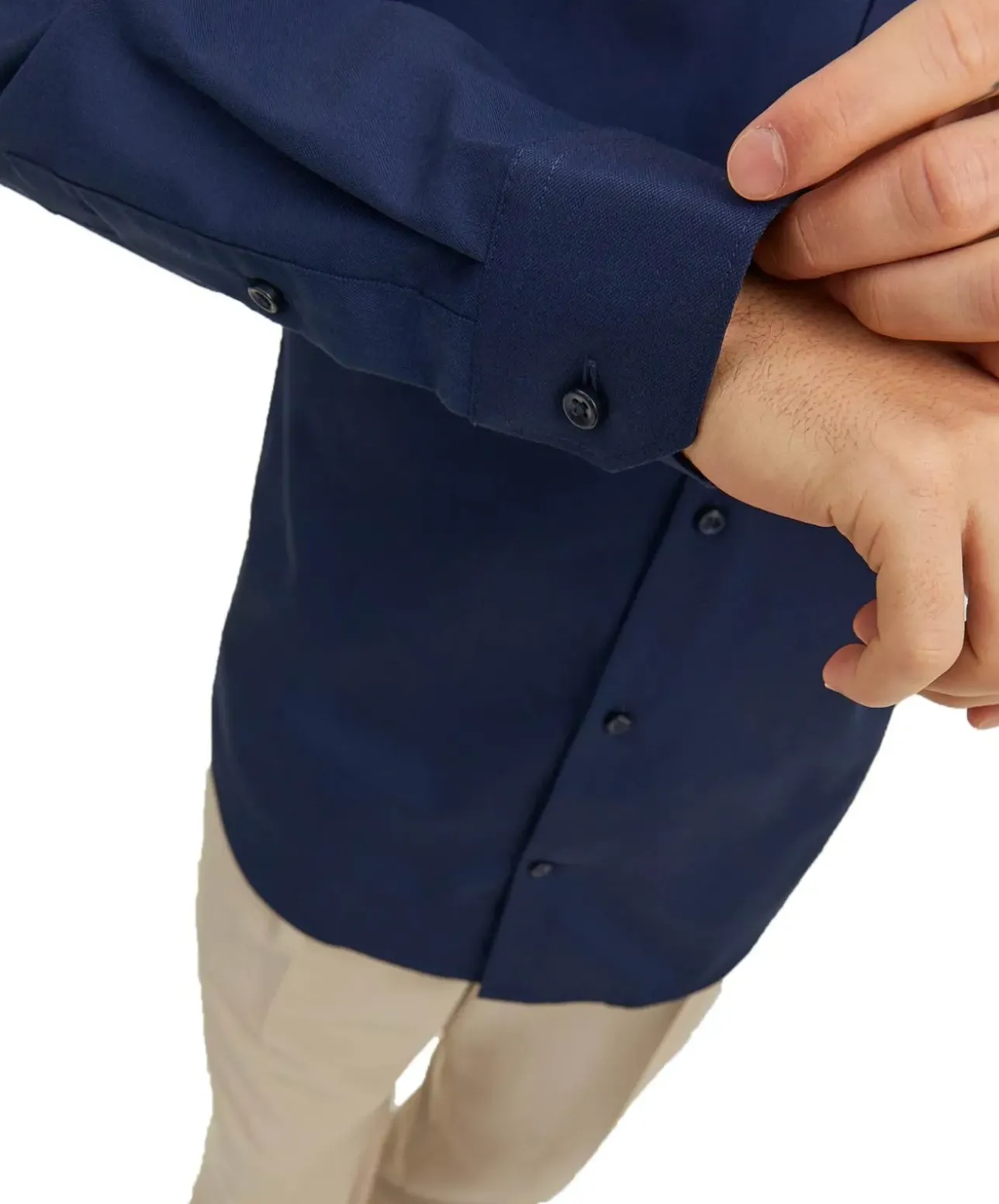 Jack & Jones Hemd Parker mit Langarm in Dunkelblau