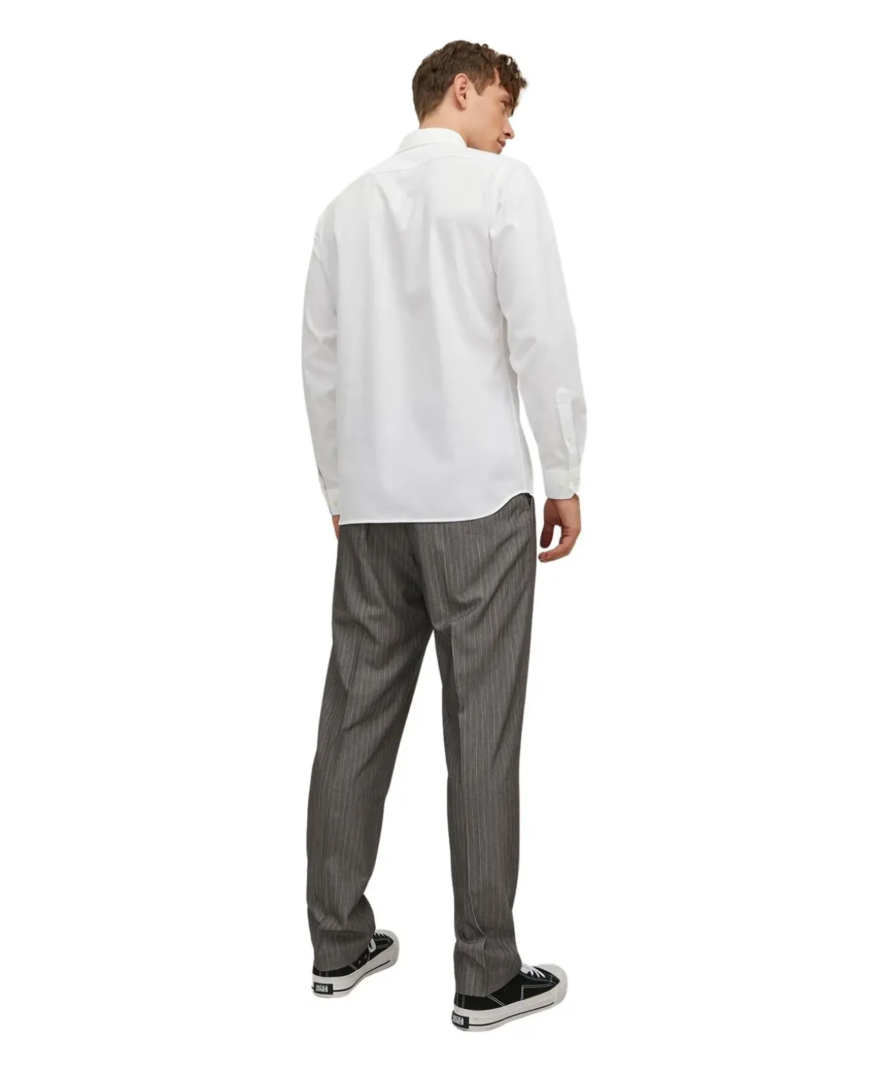 Jack & Jones Hemd Parker mit Langarm in Weiß