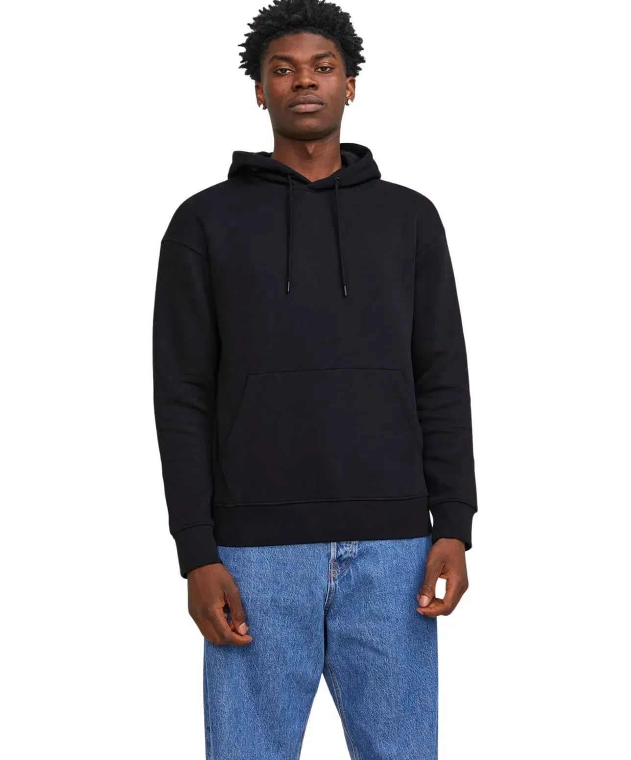 Jack & Jones Hoodie mit Bio-Baumwolle in Schwarz