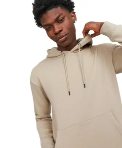 Jack & Jones Hoodie mit Bio-Baumwolle in Beige