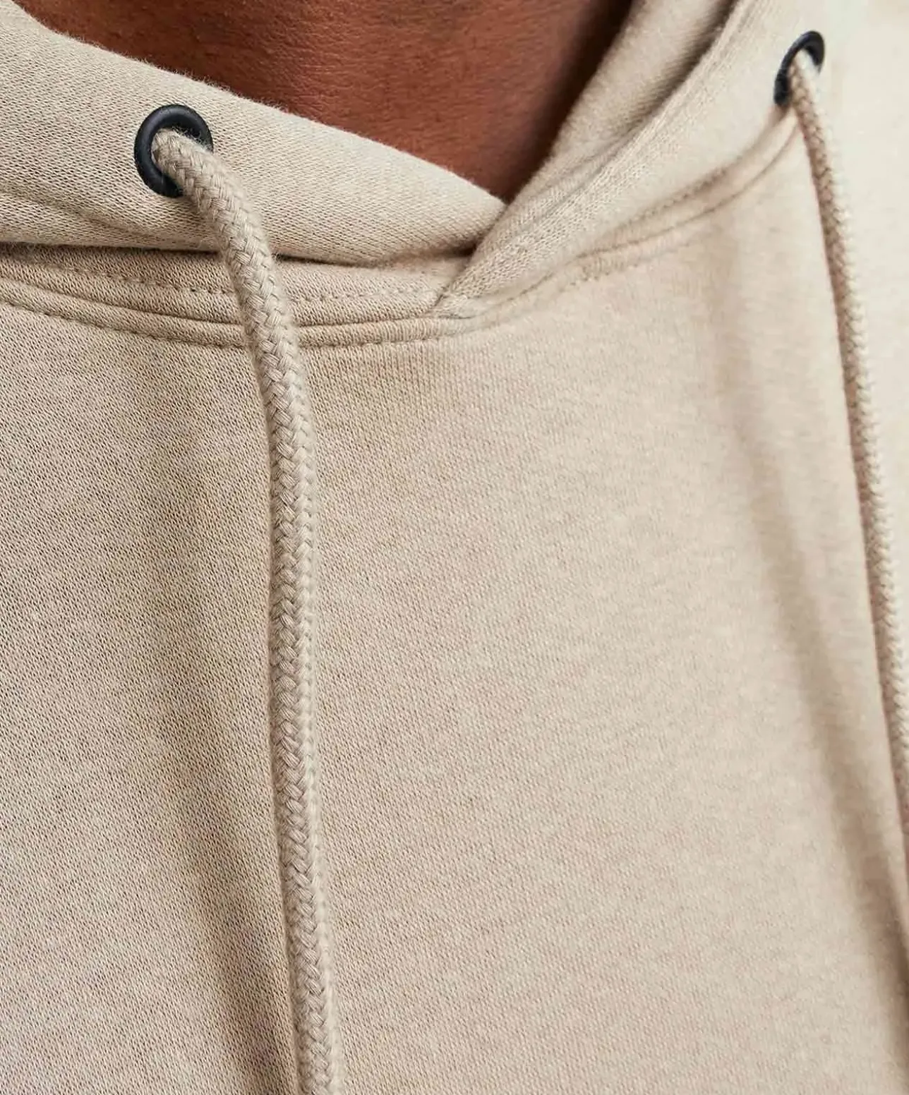 Jack & Jones Hoodie mit Bio-Baumwolle in Beige
