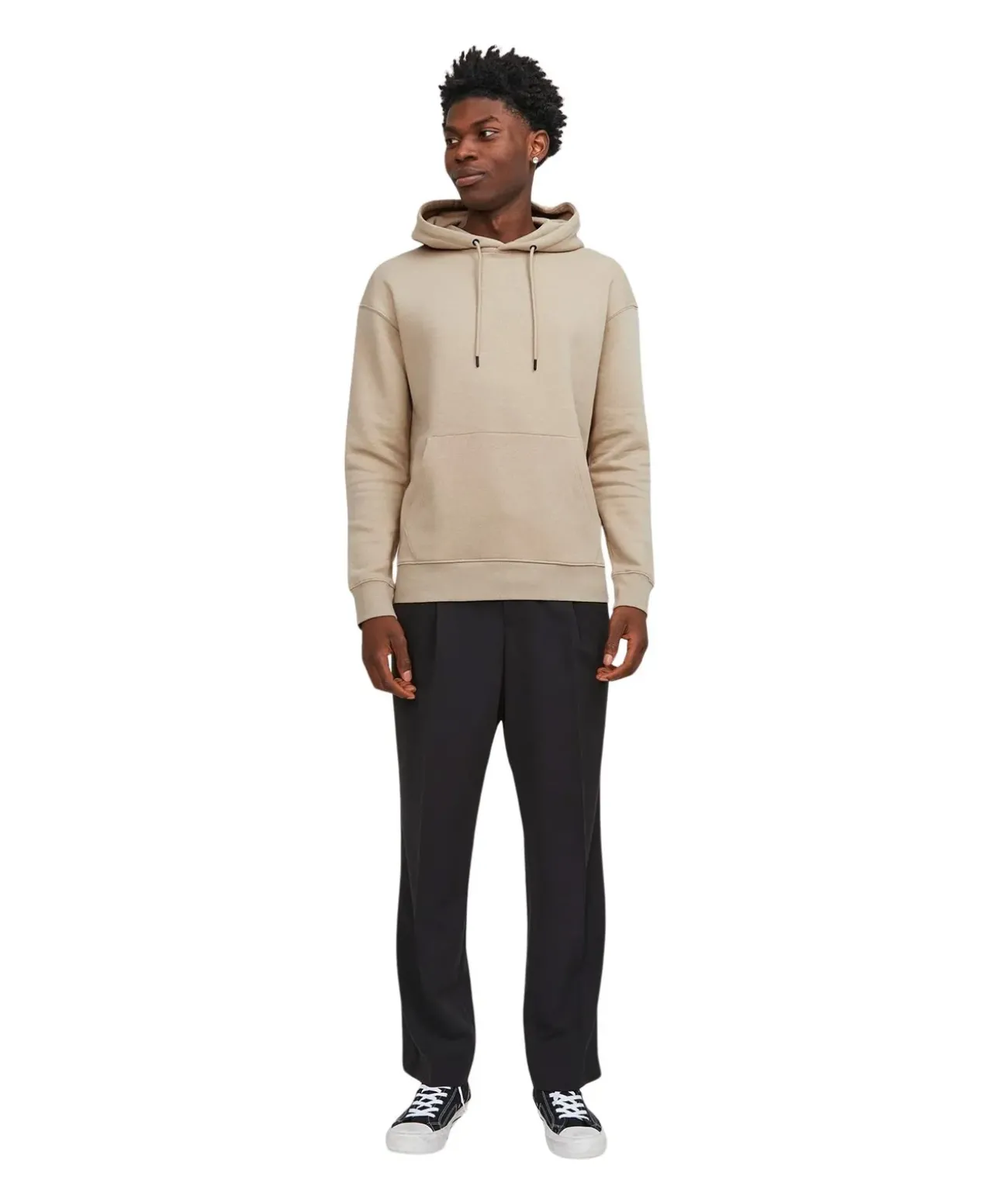 Jack & Jones Hoodie mit Bio-Baumwolle in Beige