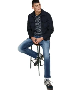 Jack & Jones Jeans Comfort Fit Mike handgefertigter Optik