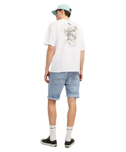 Jack & Jones Jeans Shorts Chris Wood in heller-Waschung
