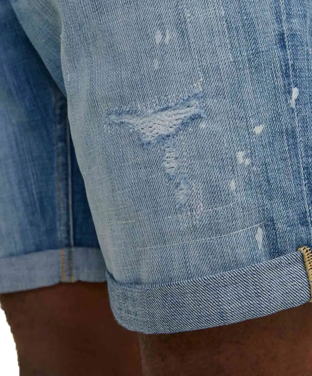 Jack & Jones Jeans Shorts Rick Blair in mittelblauer Waschung