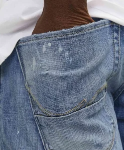 Jack & Jones Jeans Shorts Rick Blair in mittelblauer Waschung