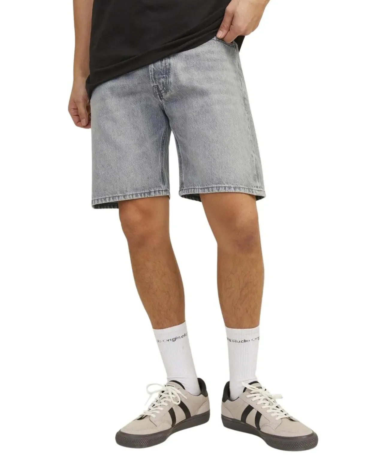 Jack & Jones Jeans Shorts Chris Cooper in Grau
