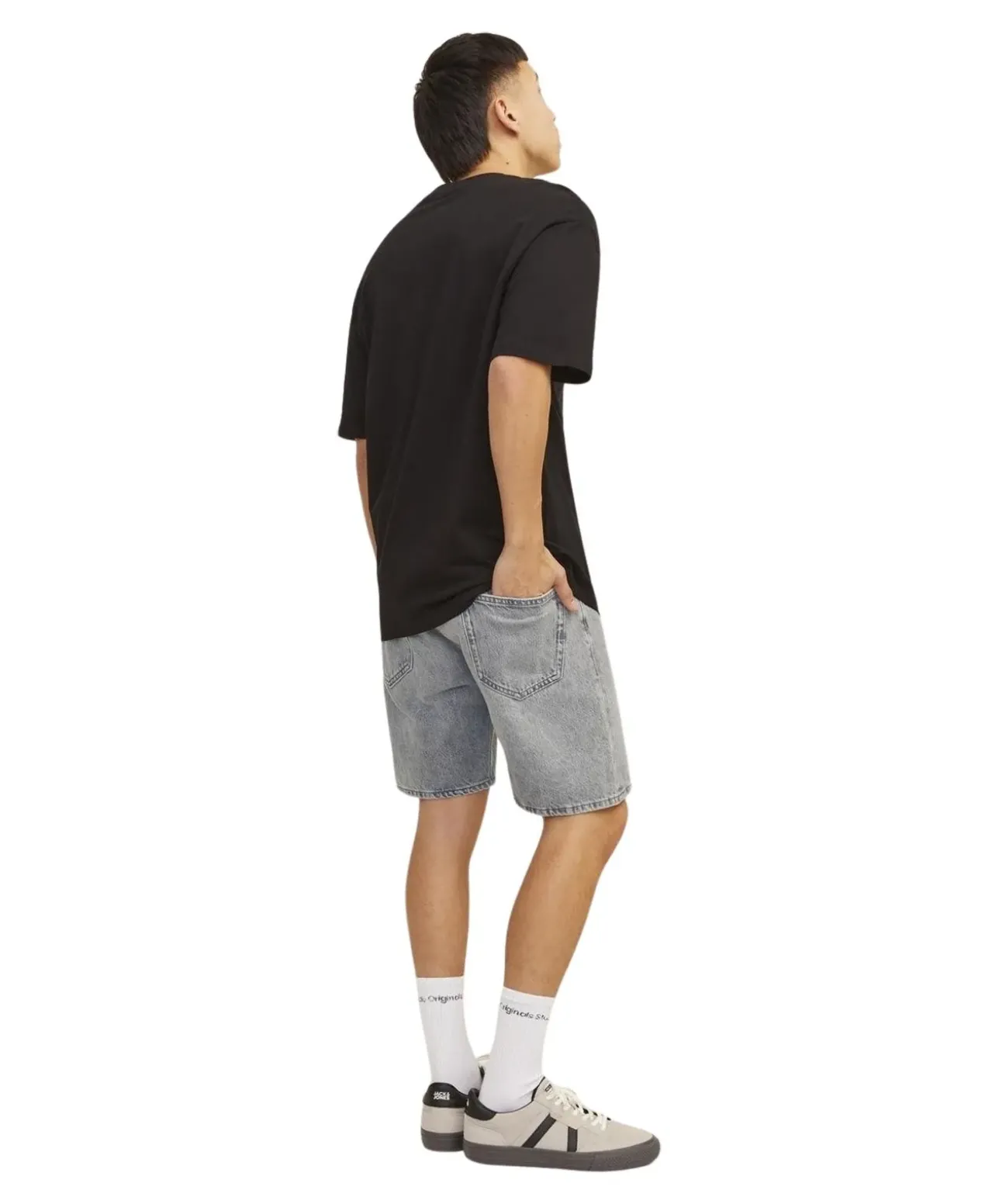 Jack & Jones Jeans Shorts Chris Cooper in Grau