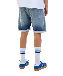 Jack & Jones Jeans Shorts Rick Icon Regular Fit in blau