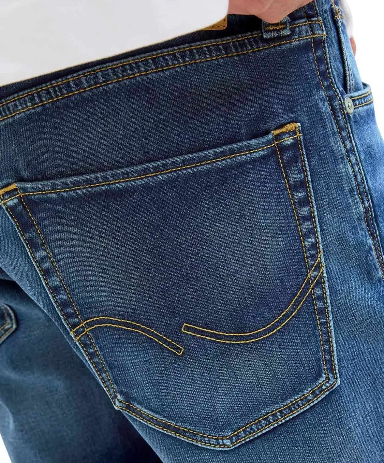 Jack & Jones Jeans Shorts Rick Icon in Mittelblau