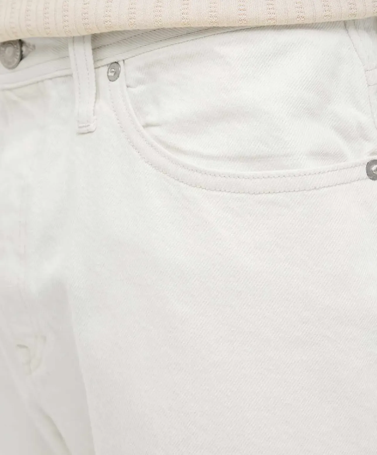 Jack & Jones Jeans Shorts Tony in Cremeweiß