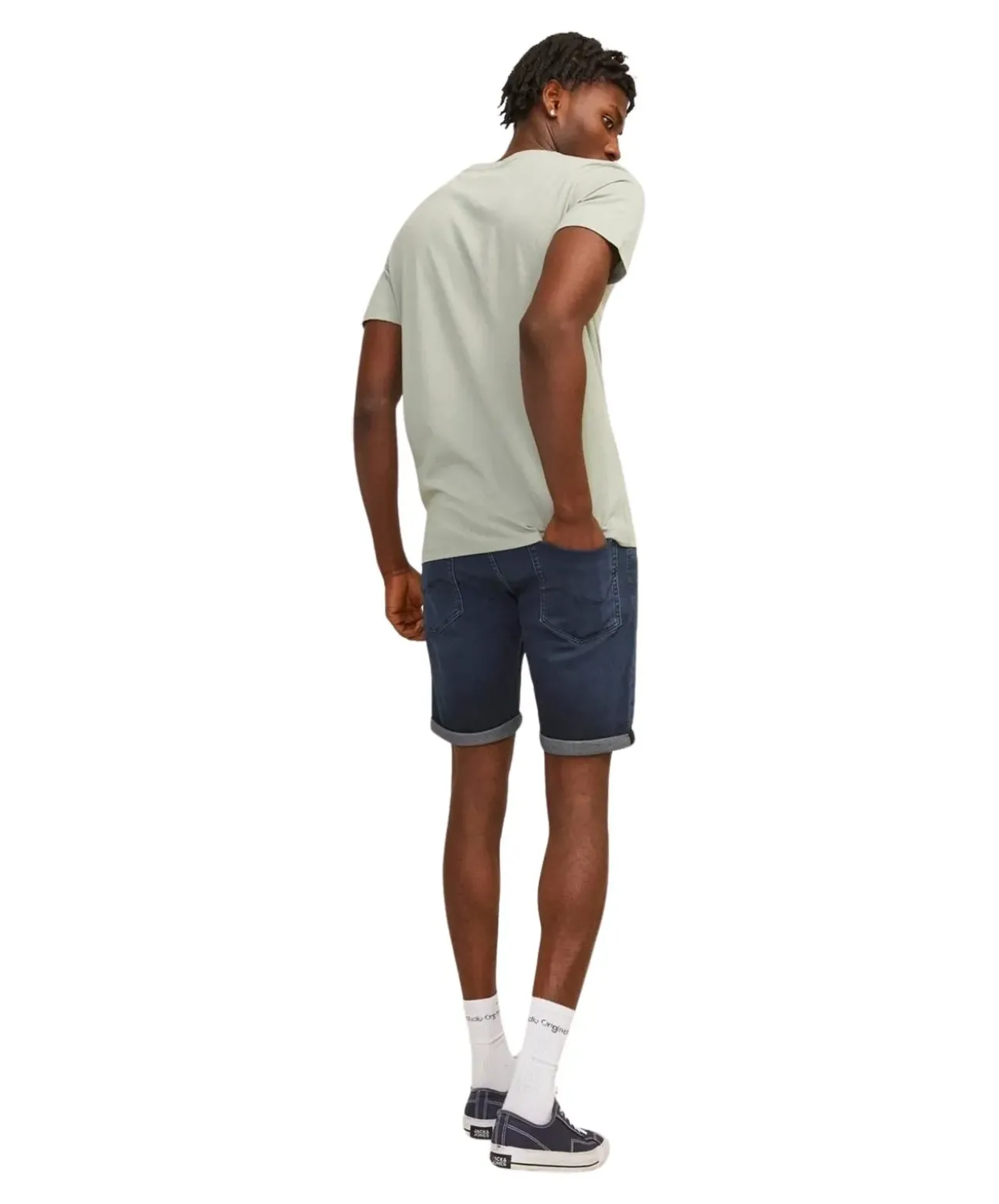 Jack & Jones Jeans Shorts Rick Icon in dunklem Dark Blue