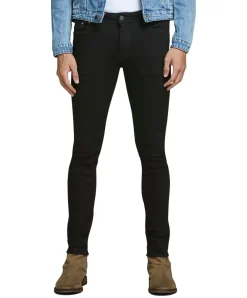 Jack & Jones Jeans Skinny Fit Liam in Black Denim