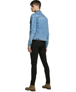Jack & Jones Jeans Skinny Fit Liam in Black Denim