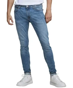 Jack & Jones Jeans Skinny Fit Tom in Blue Denim