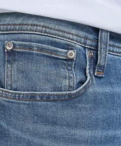 Jack & Jones Jeans Skinny Fit Tom in Blue Denim