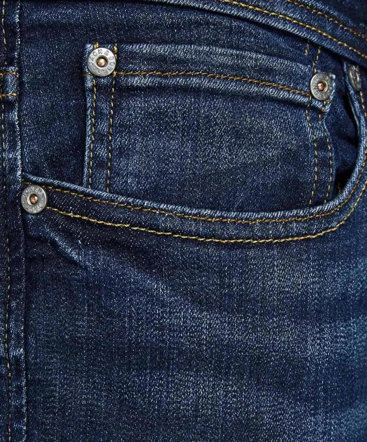 Jack & Jones Jeans Skinny Fit Liam dunklem Used-Look