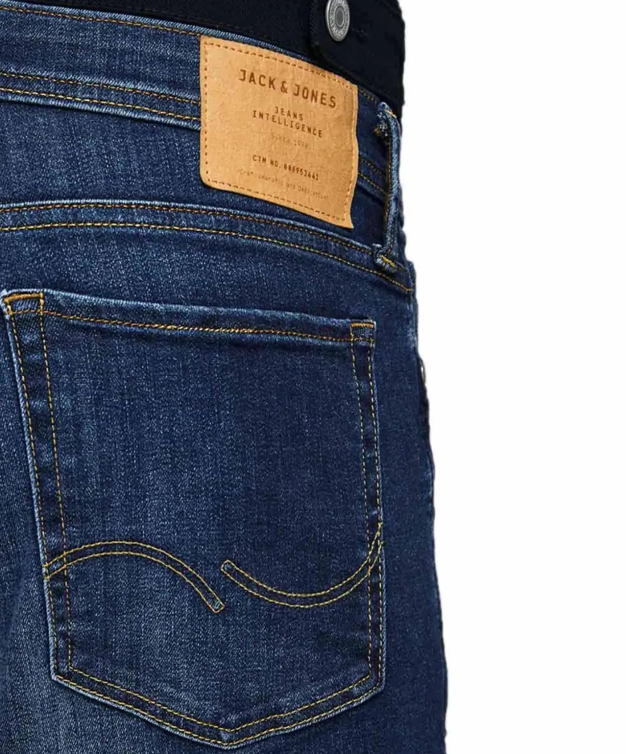 Jack & Jones Jeans Skinny Fit Liam dunklem Used-Look