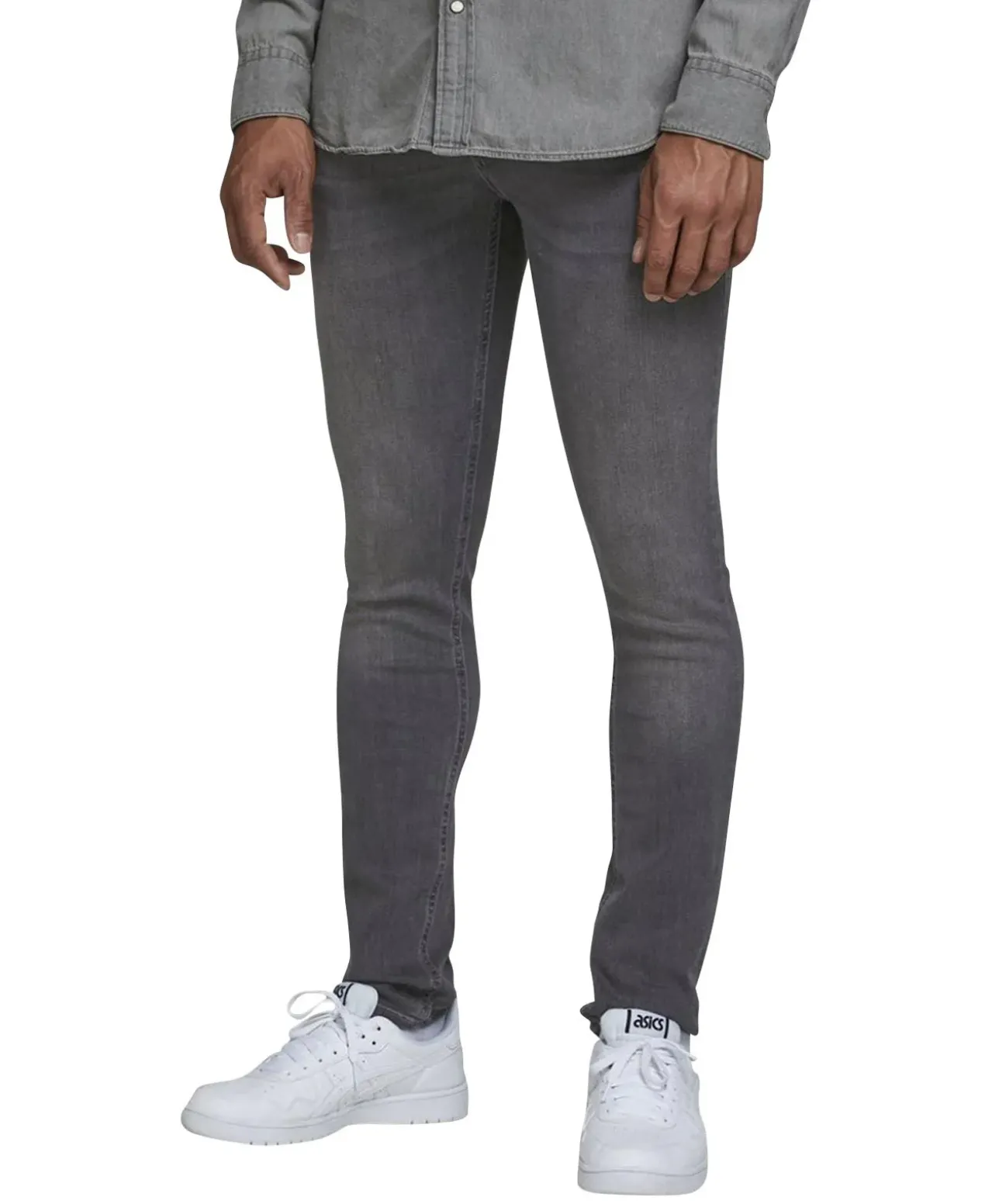 Jack & Jones Jeans Skinny Fit Liam aus grauen Grey Denim