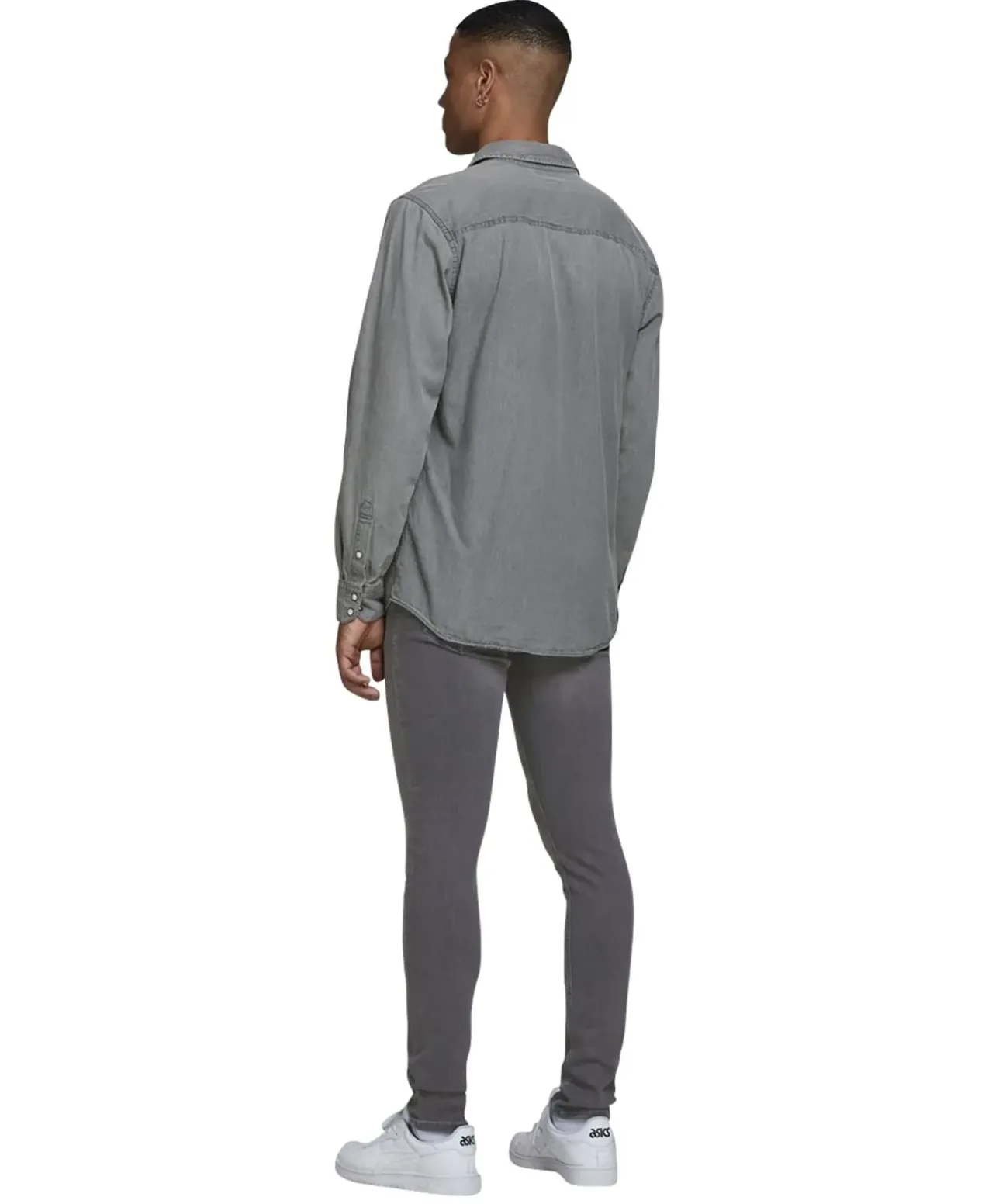 Jack & Jones Jeans Skinny Fit Liam aus grauen Grey Denim