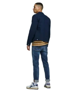 Jack & Jones Jeans Slim Fit Tim aus blauem Super-Stretch