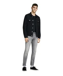Jack & Jones Jeans Slim Fit Glenn Icon in gebleichtem Grau