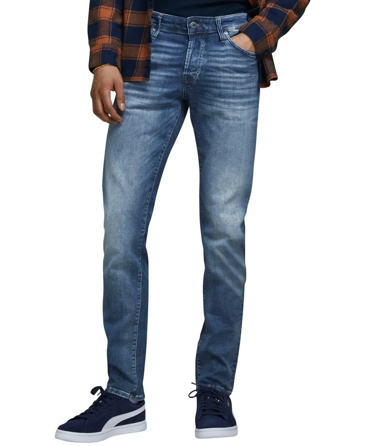 Jack & Jones Jeans Slim Fit Glenn Icon in blue Denim