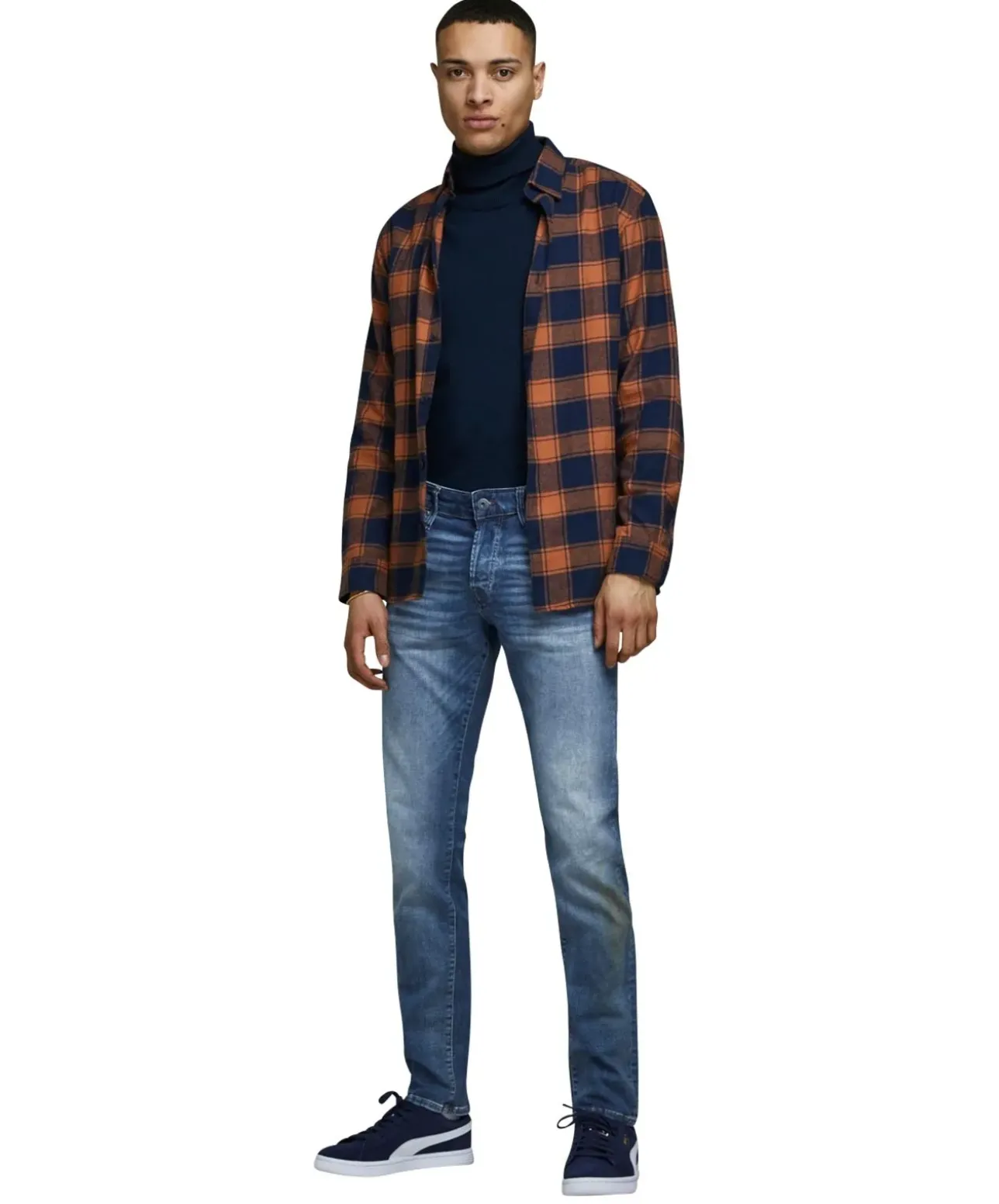 Jack & Jones Jeans Slim Fit Glenn Icon in blue Denim