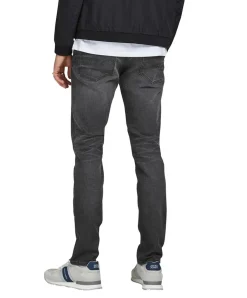 Jack & Jones Jeans Slim Fit Tim aus grauem Bio-Material