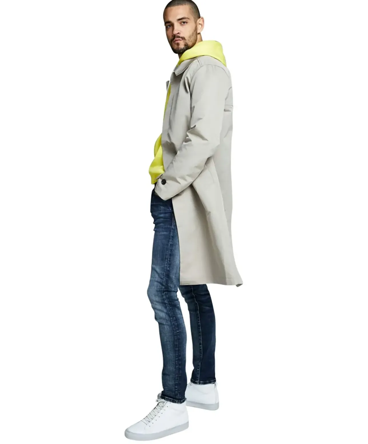 Jack & Jones Jeans Slim Fit Glenn in blauem Used-Look