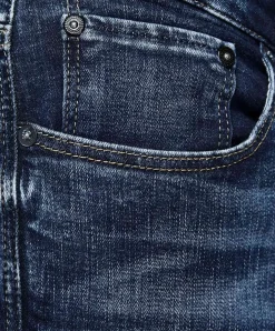 Jack & Jones Jeans Slim Fit Glenn in blauem Used-Look