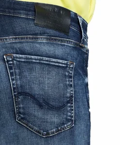 Jack & Jones Jeans Slim Fit Glenn in blauem Used-Look